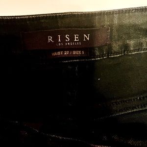 Risen black jeans